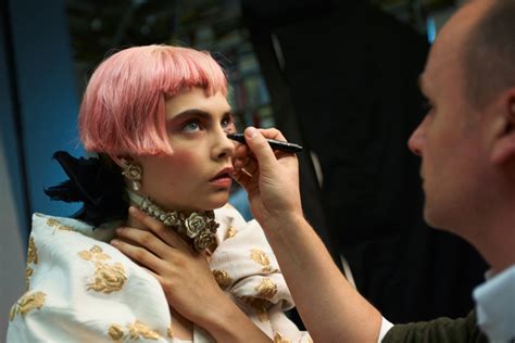 cara delevigne chanel 2012 jeanskleid|Chanel Cruise 2012.13 Making of The Press Kit .